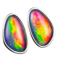Fire Opal Earrings